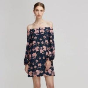 Keepsake Celestial Floral Off The Shoulder Dress
